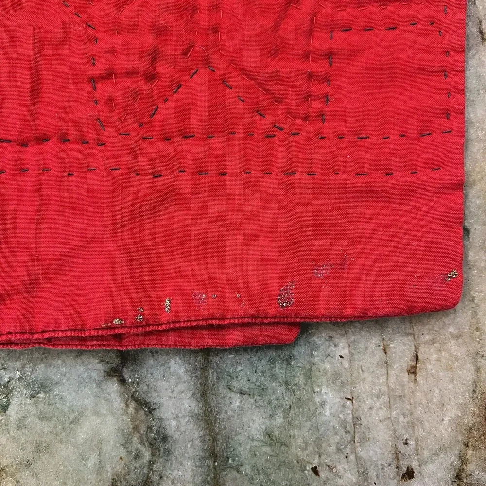 Handmade red green
